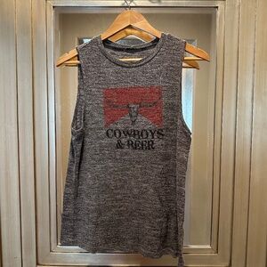 Cowboys & Beer tank top